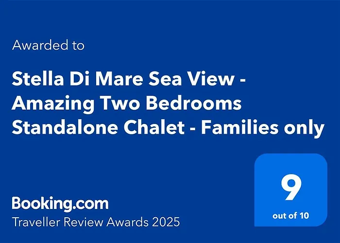 מלון דירות Stella Di Mare Sea View - Amazing Two Bedrooms Standalone Cozy - Families Only 4*